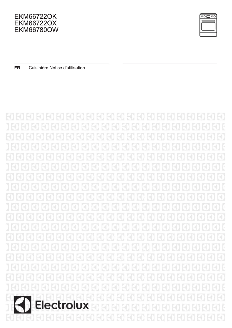 Page 1 of the manual Technical Sheet Electrolux EKM66722OK