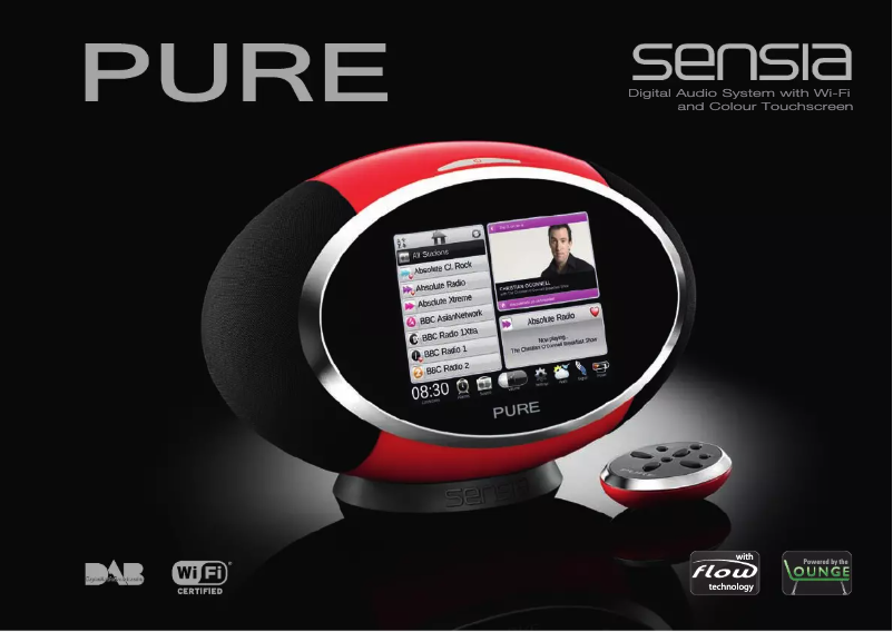 First page image of the manual for Sensia