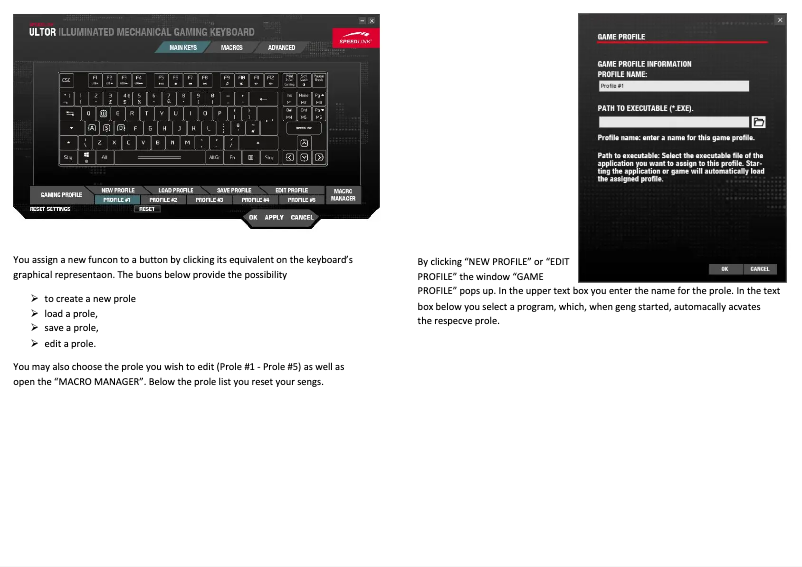 Page 1 of the manual User Manual Speed-Link ULTOR
