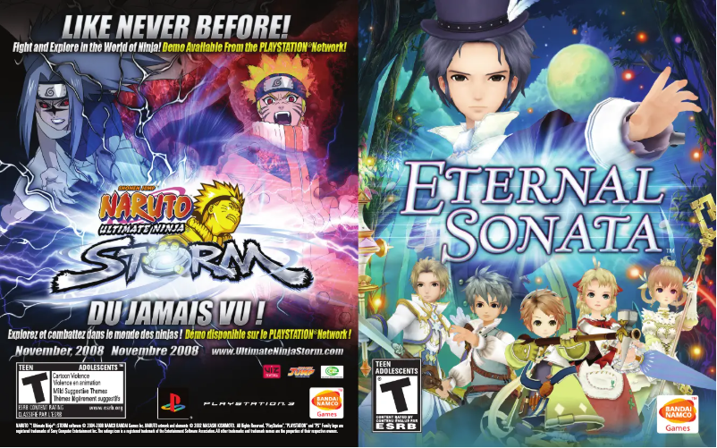First page image of the manual for Eternal Sonata (PS3)