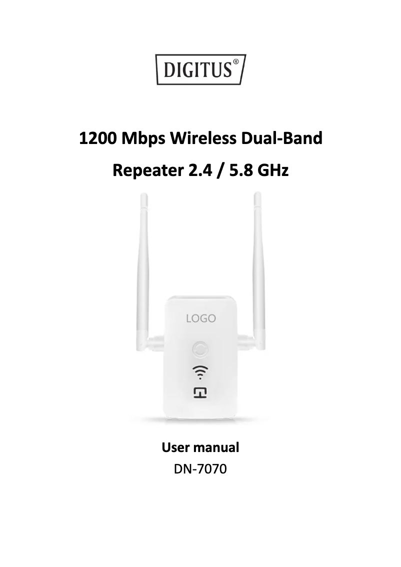 First page image of the manual for DN-7070