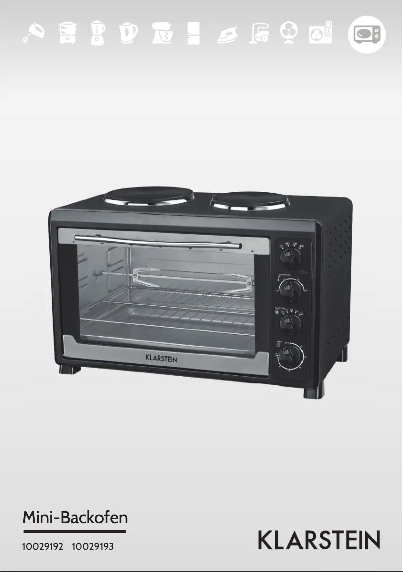 Page 1 of the manual User Manual Klarstein Mini 10029192