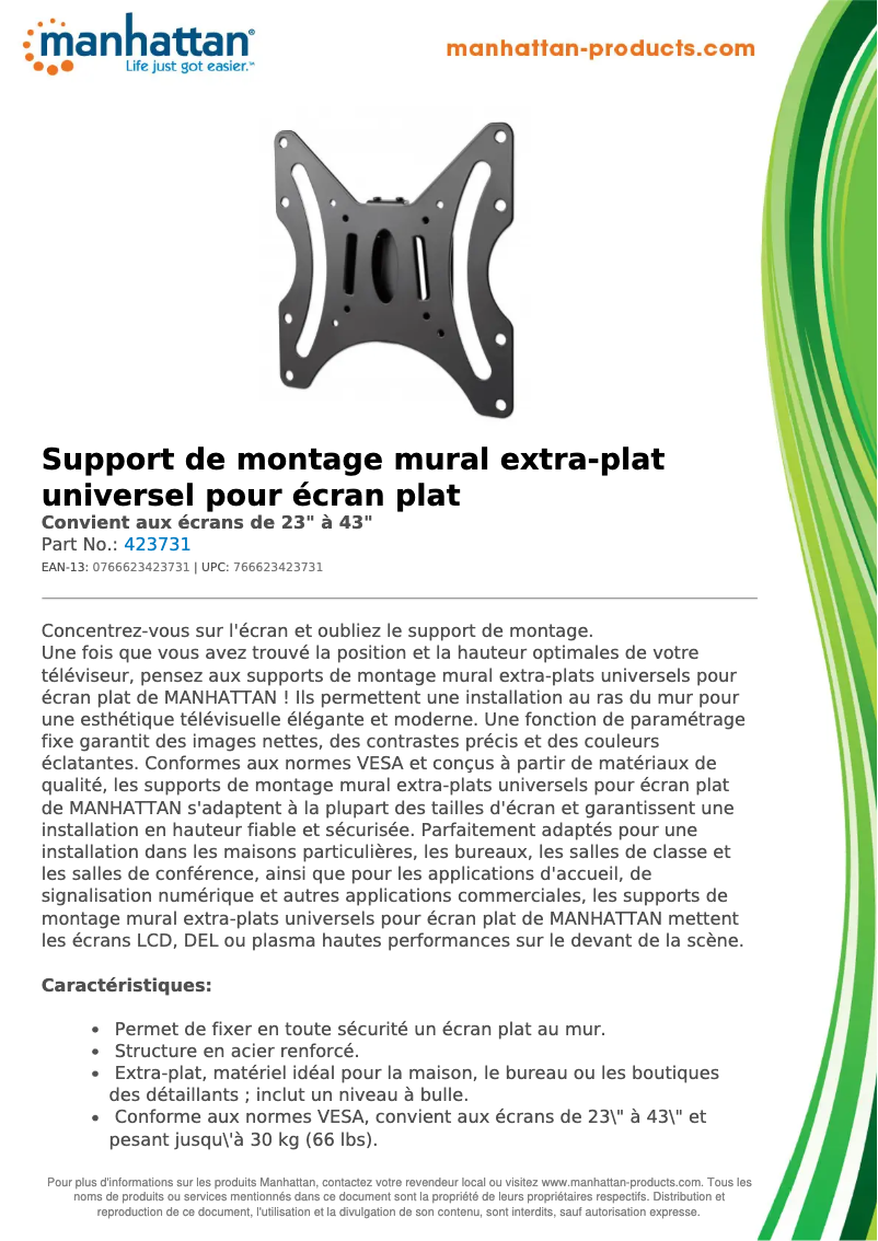 Image de la première page du manuel de l'appareil 423731