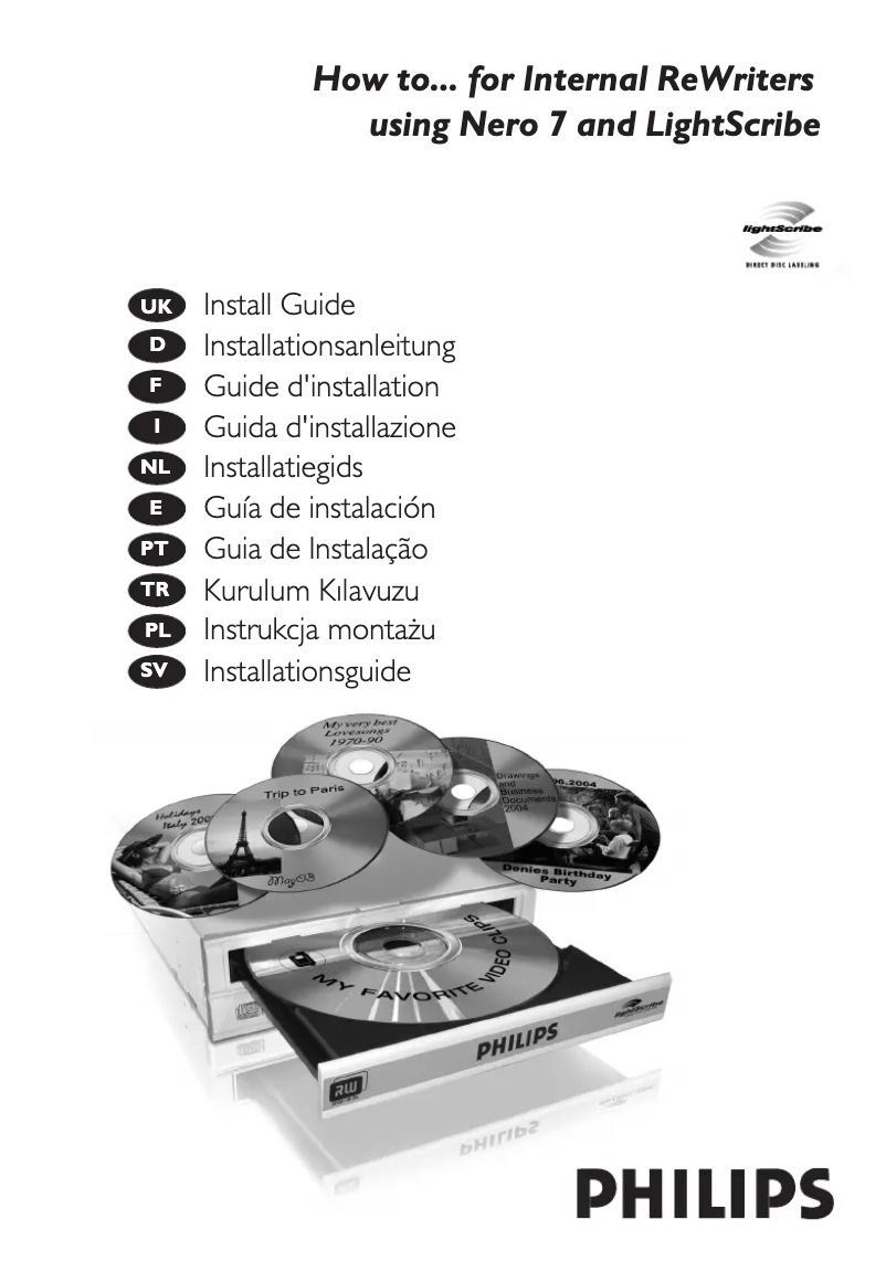 First page image of the manual for SPD6002BD