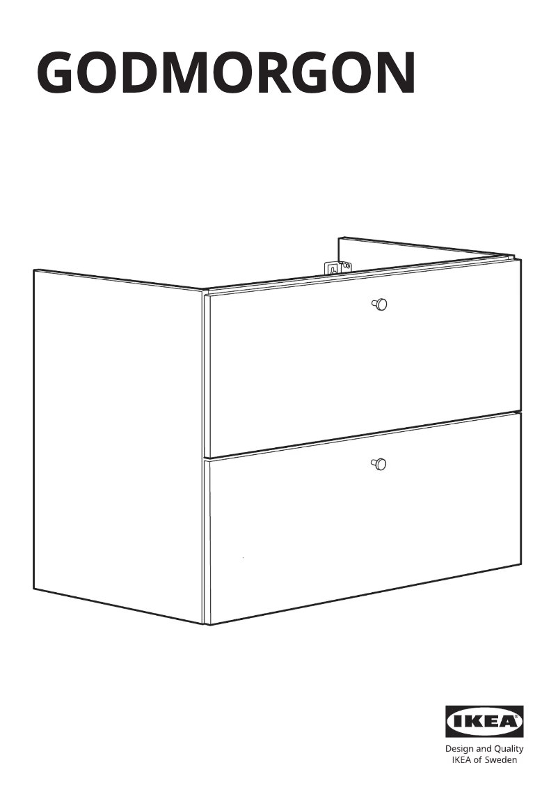 Page 1 of the manual Instructions / Assembly Ikea ODENSVIK