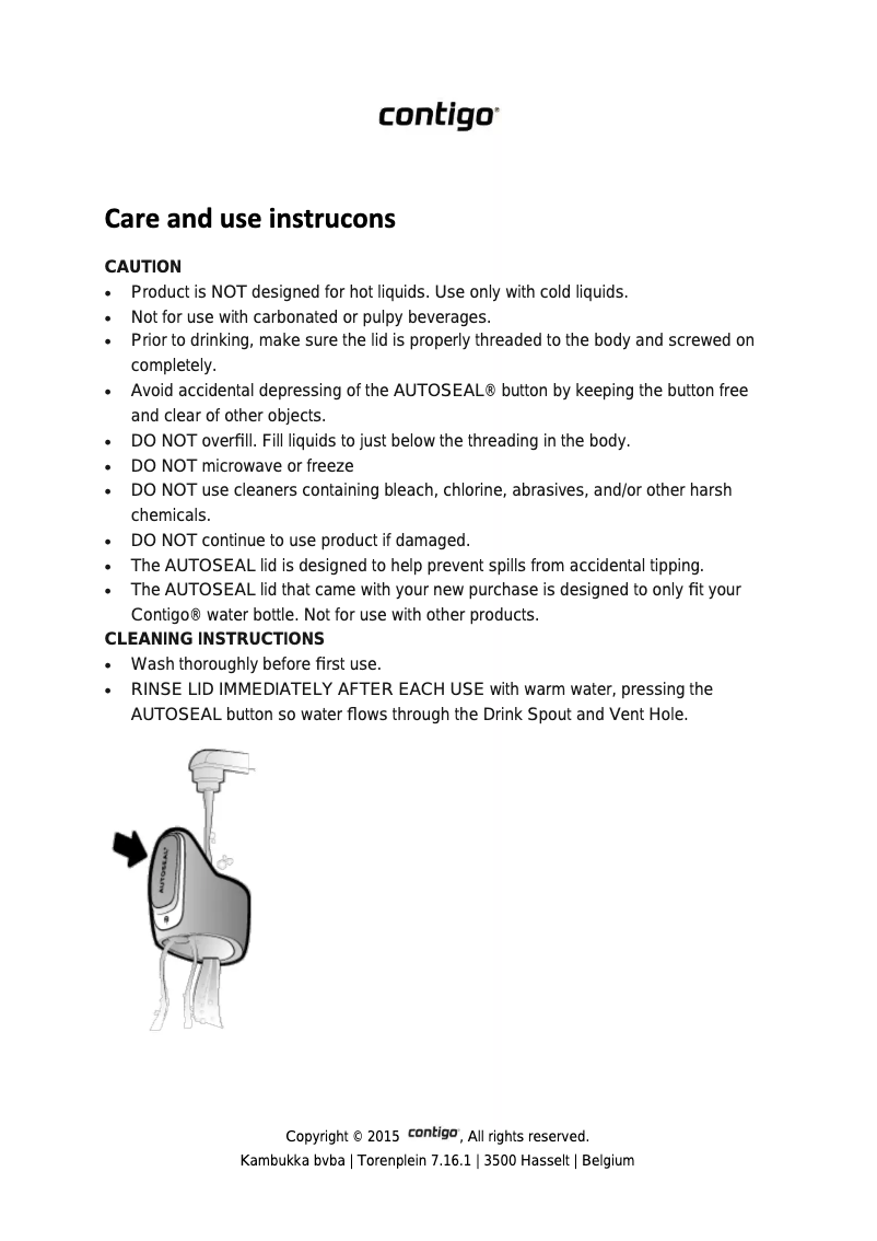 First page image of the manual for Swish