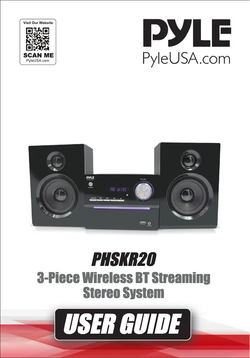 First page image of the manual for PHSKR20