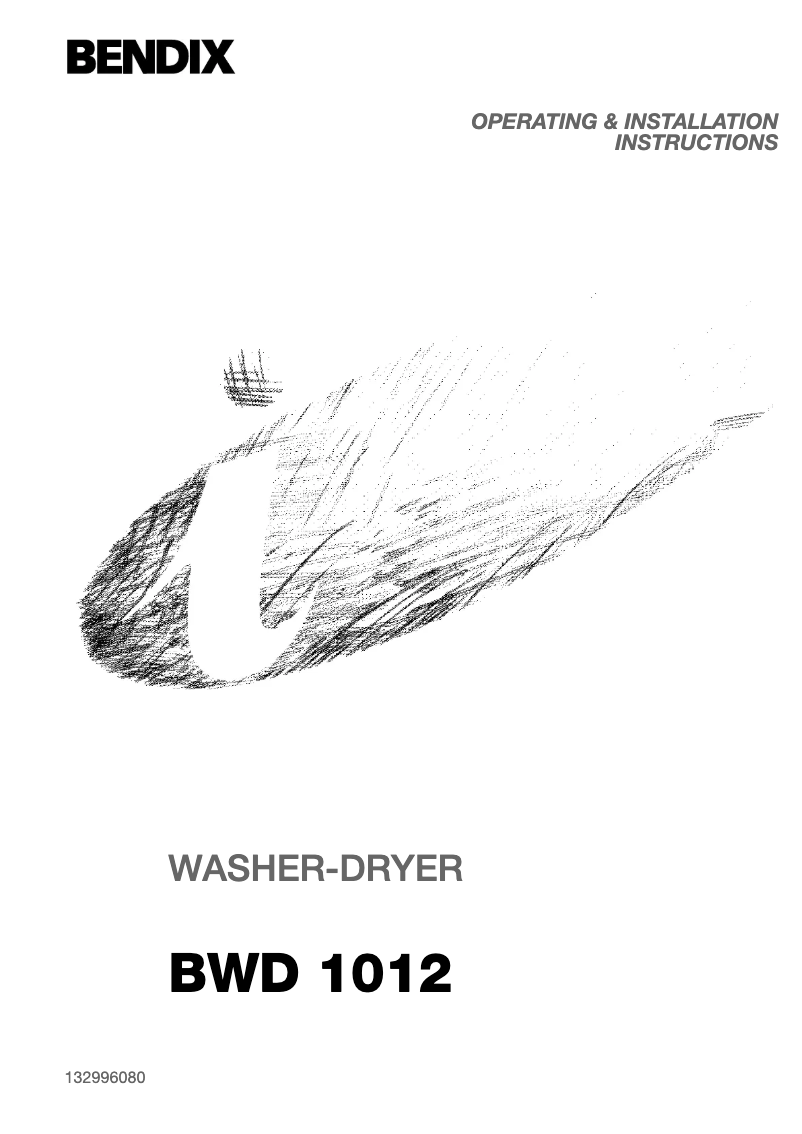 First page image of the manual for BWD1012