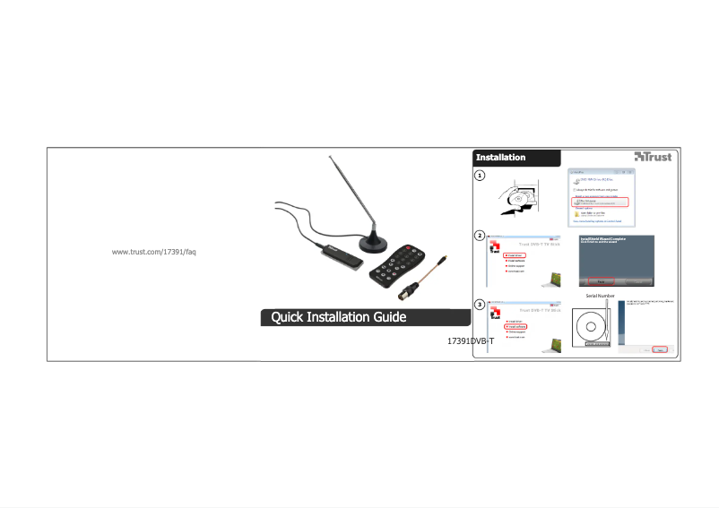 Page 1 of the manual User Manual Trust Digital TV & Radio