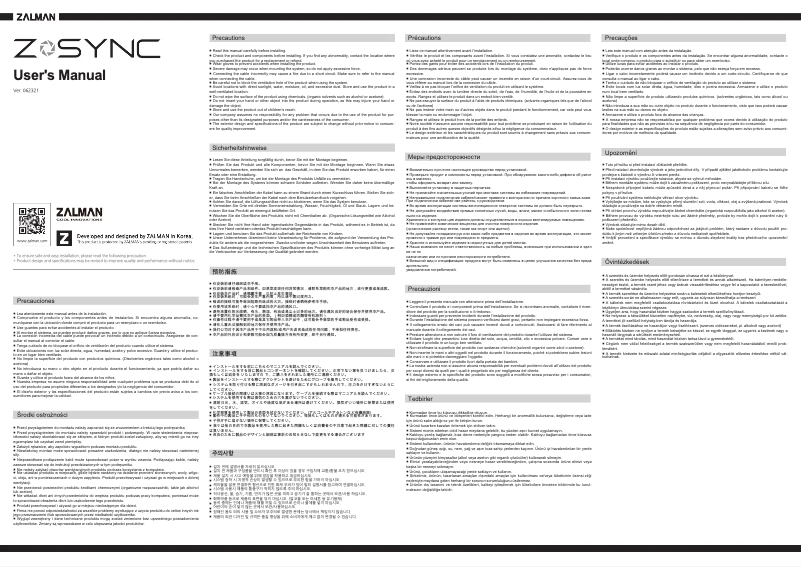 First page image of the manual for SF140A3