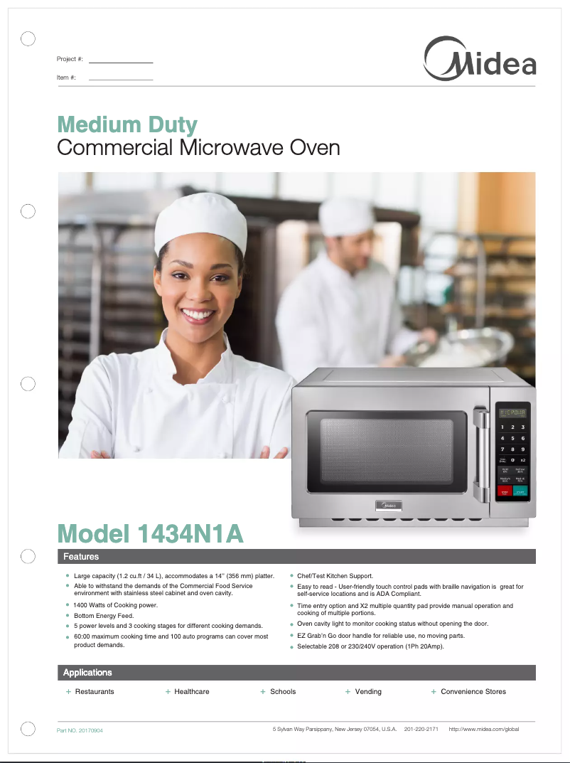 Image de la première page du manuel de l'appareil 1434N1A