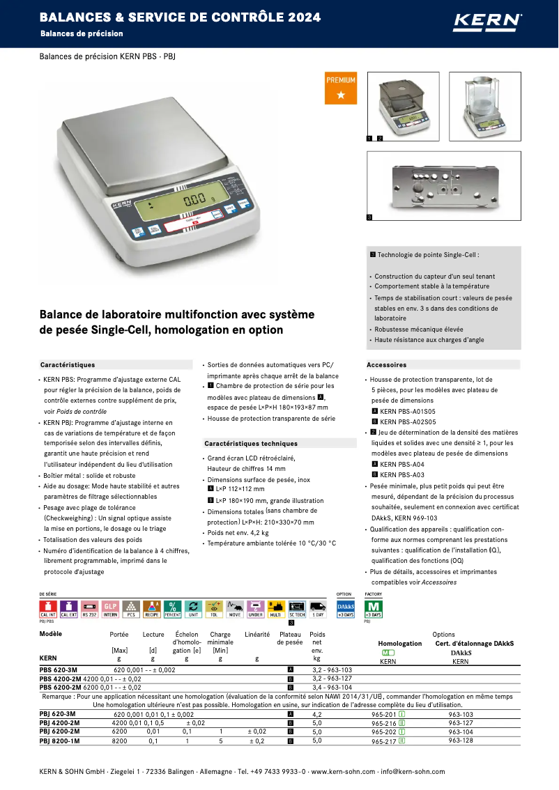 First page image of the manual for PBJ 620-3NM