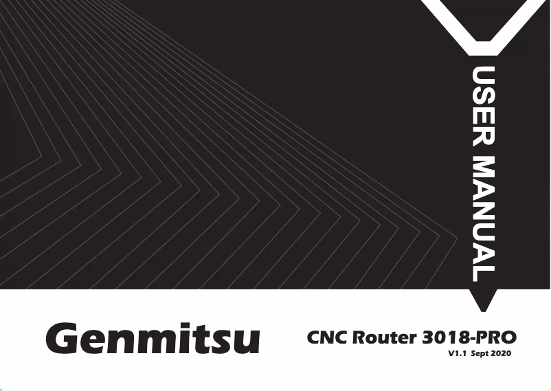 Page 1 of the manual User Manual SainSmart CNC Router 3018-PRO