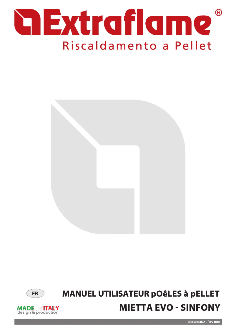 First page image of the manual for Mietta Evo