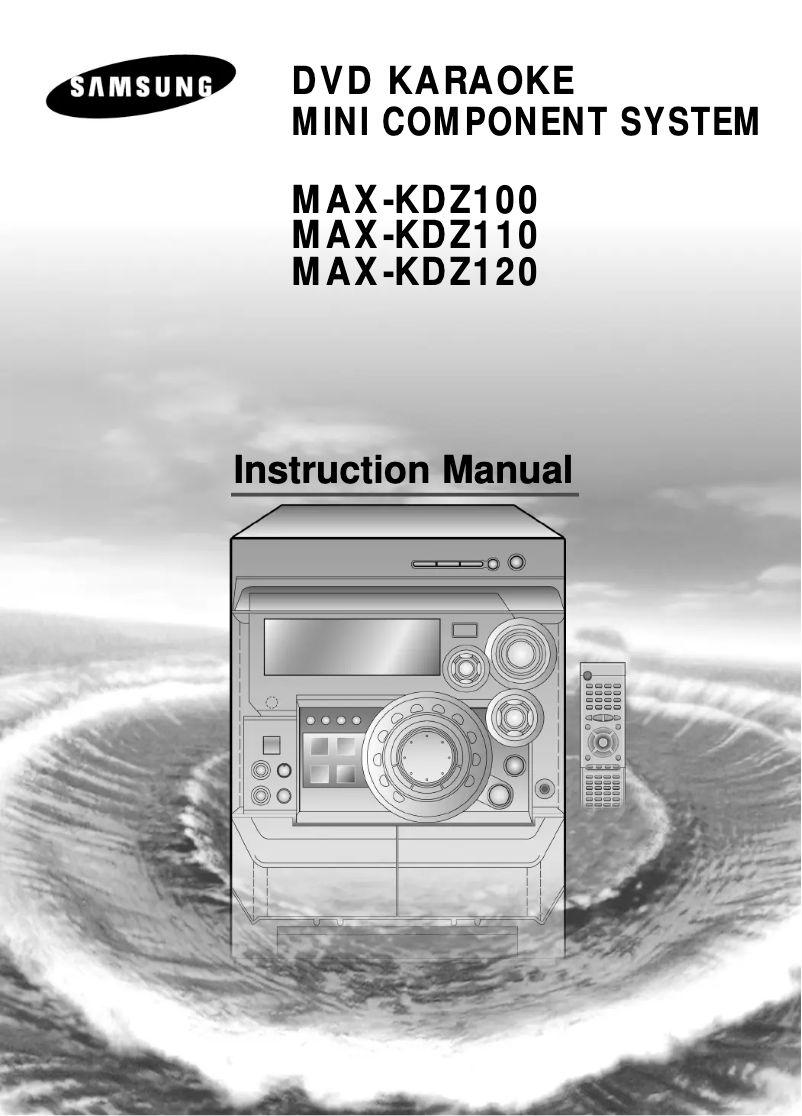 Page 1 of the manual User Manual Samsung MAX-KDZ125