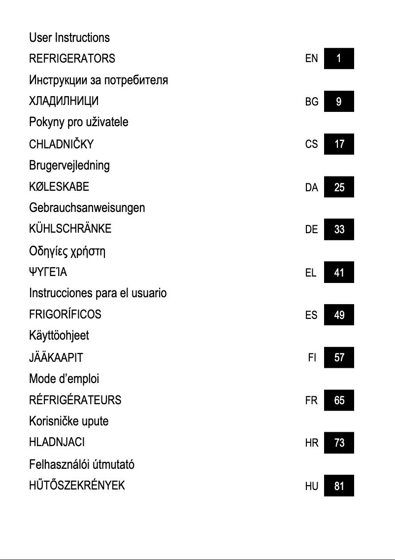 Page 1 of the manual User Manual Candy C3CETFS200