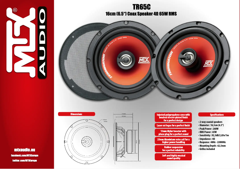 Image de la première page du manuel de l'appareil TR65C