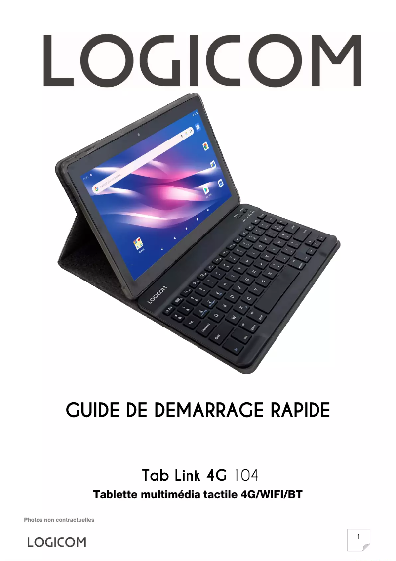 First page image of the manual for La Tab Stand