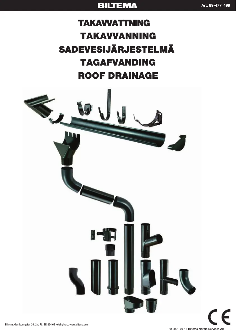 Page 1 of the manual User Manual Biltema 89-496