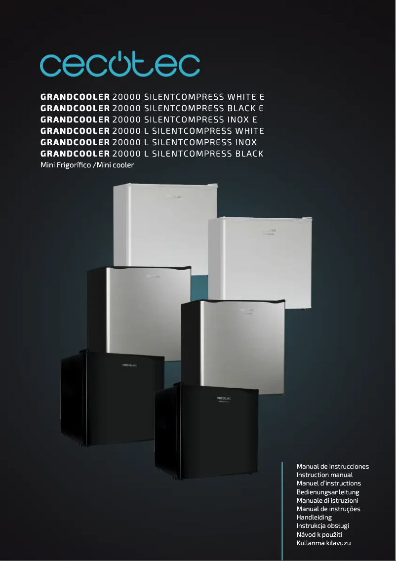 First page image of the manual for Bolero GrandSommelier 1250 CoolWood Compressor