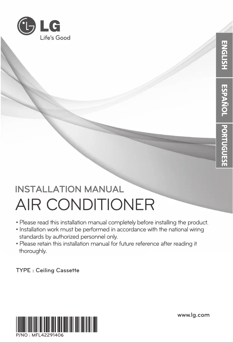 Page 1 of the manual User Manual LG LTNC182QLE0