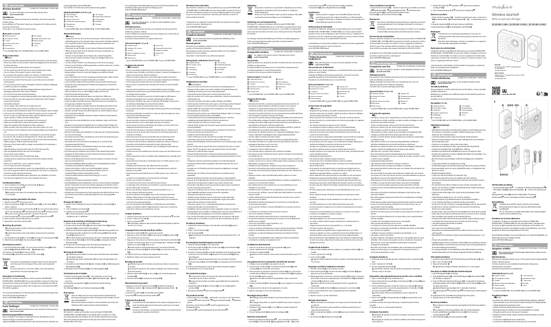 Page 1 of the manual User Manual Nedis DOORB310BK