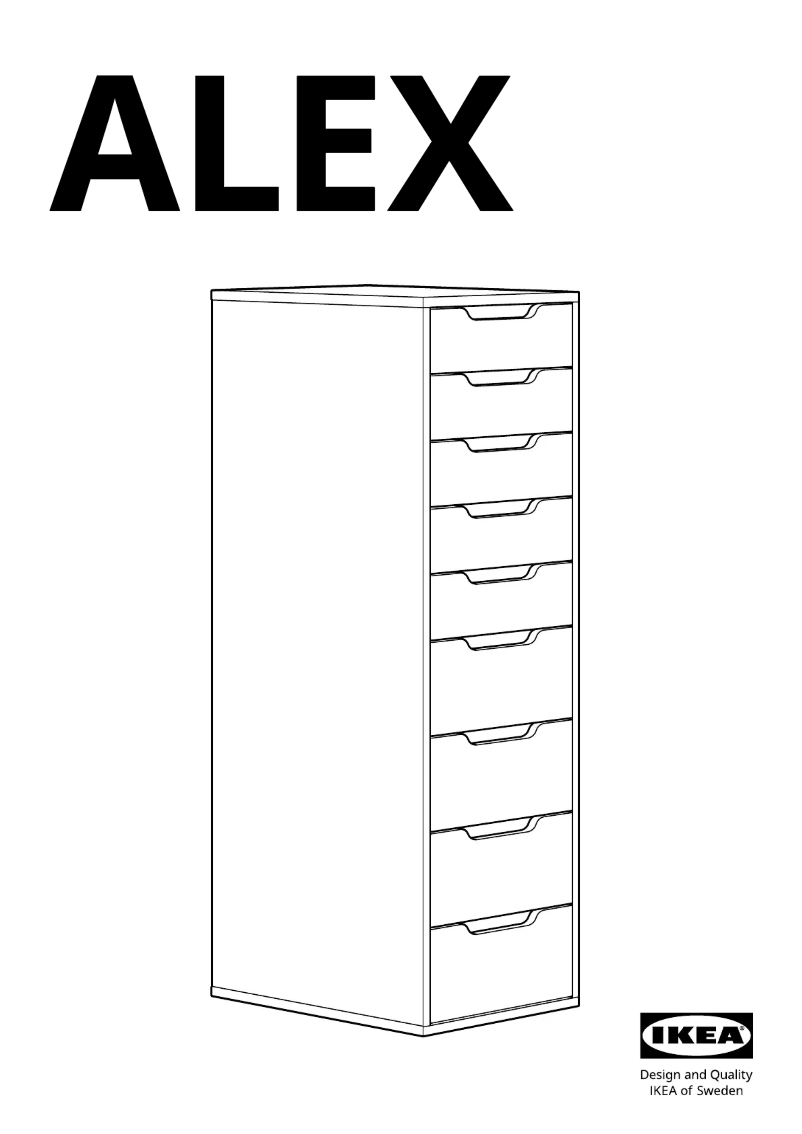 First page image of the manual for ALEX 904.861.39