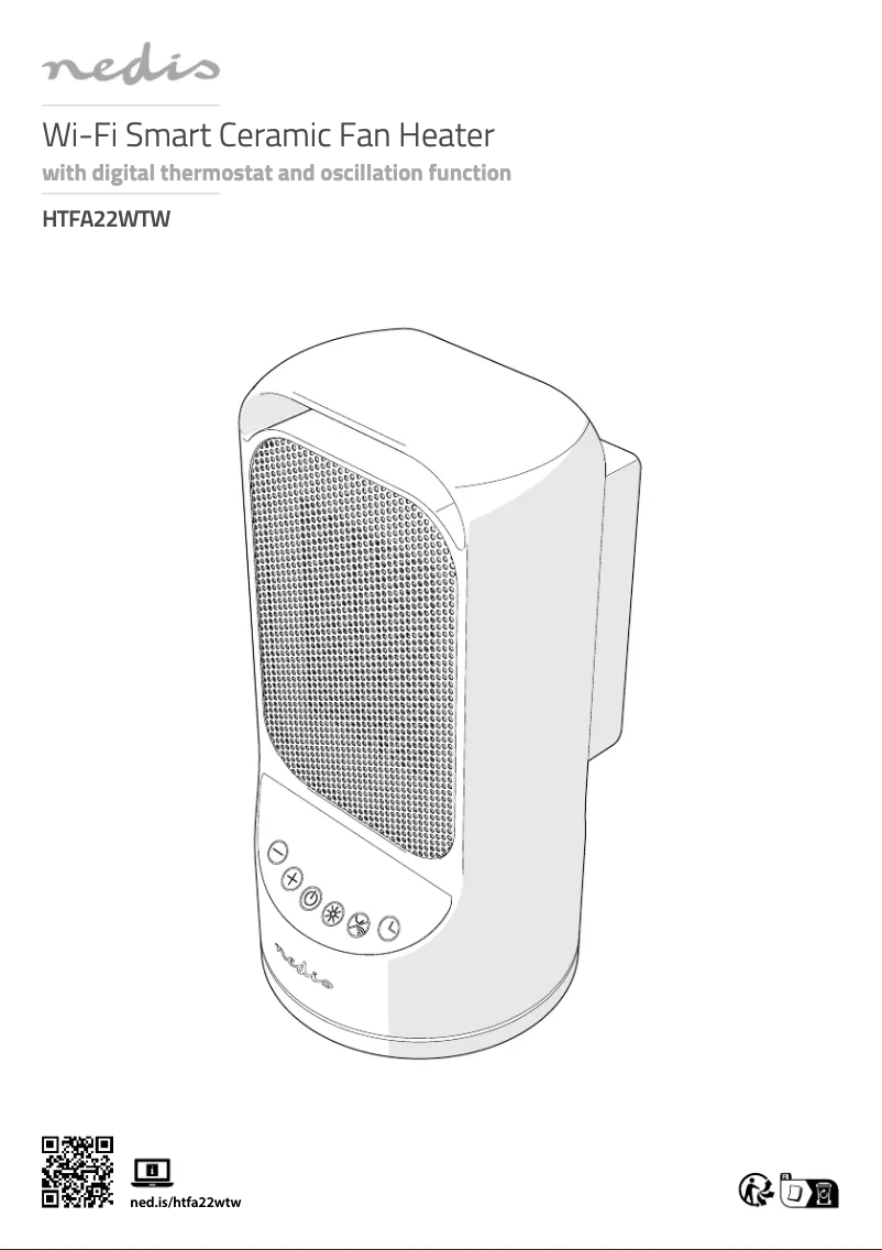 Page 1 of the manual User Manual Nedis HTFA22WTW