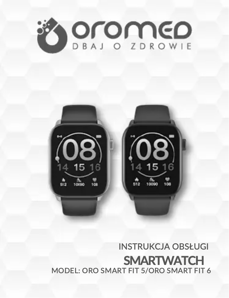 Page 1 de la notice Manuel utilisateur Oromed ORO Smart FIT 5