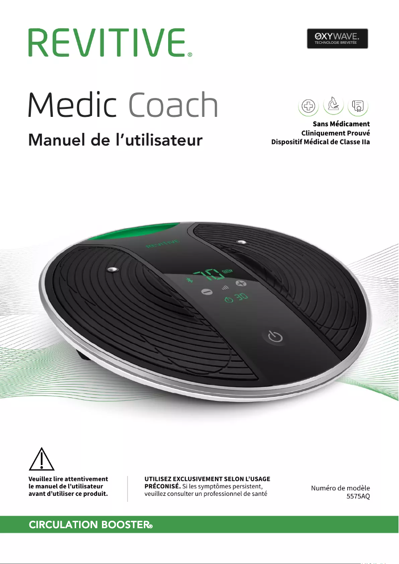 First page image of the manual for Medic Coach