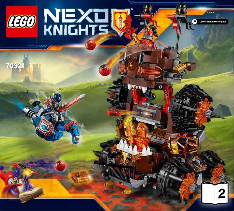 First page image of the manual for Nexo Knights 70321