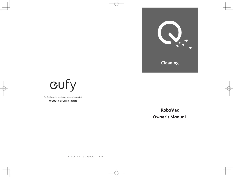 Image de la première page du manuel de l'appareil Robovac G10