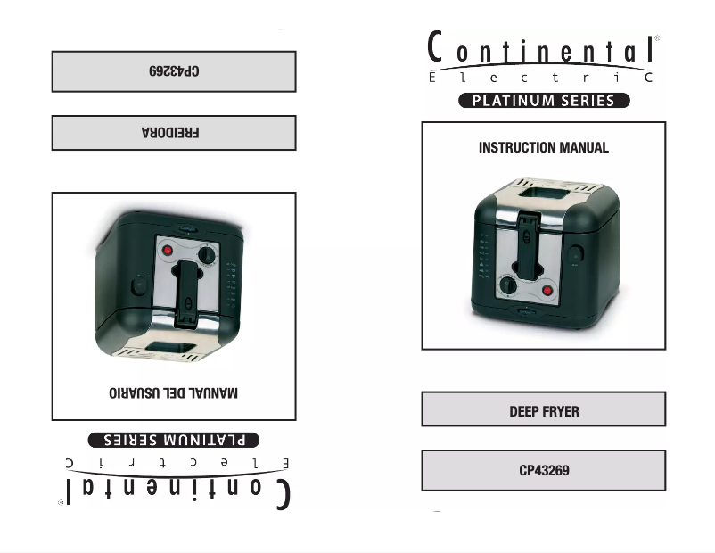 First page image of the manual for CP43269