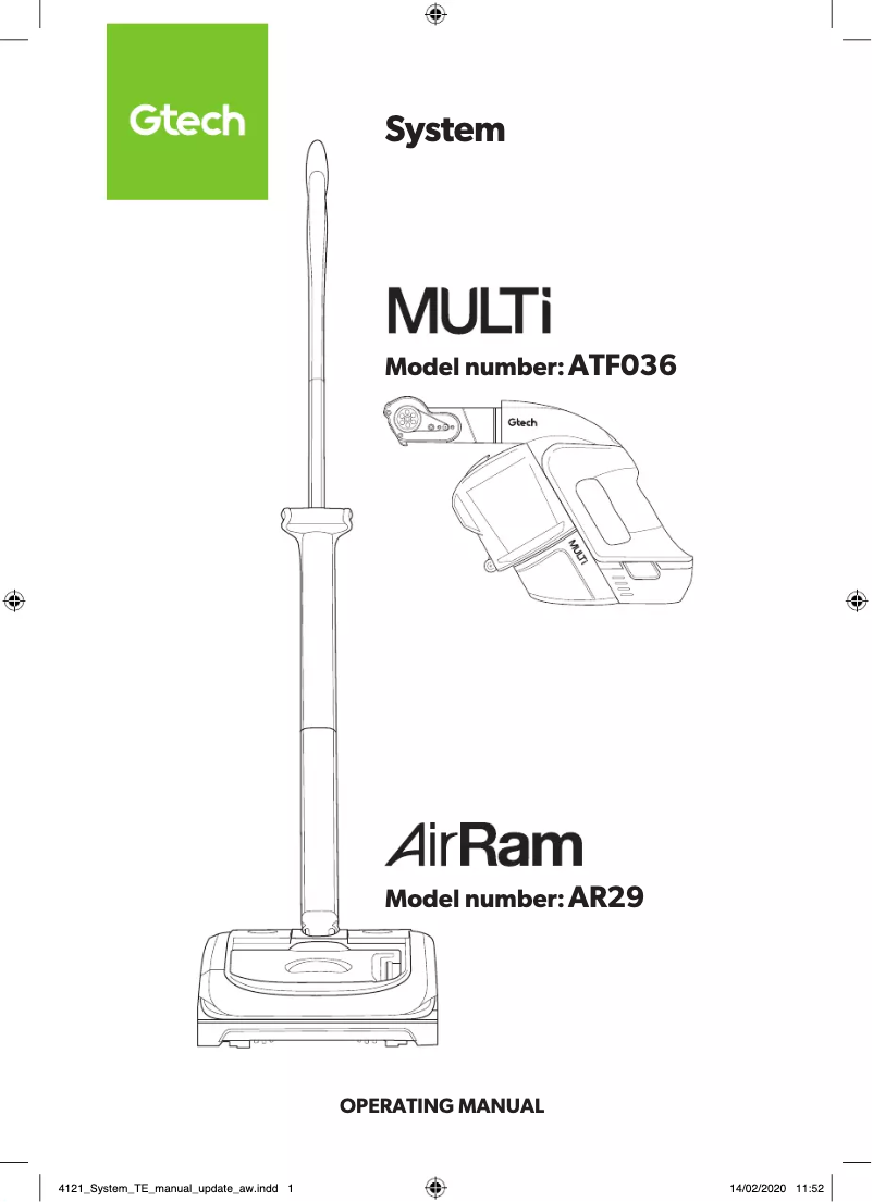 First page image of the manual for AirRam MK2 AR29