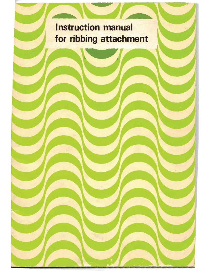 First page image of the manual for KR 810