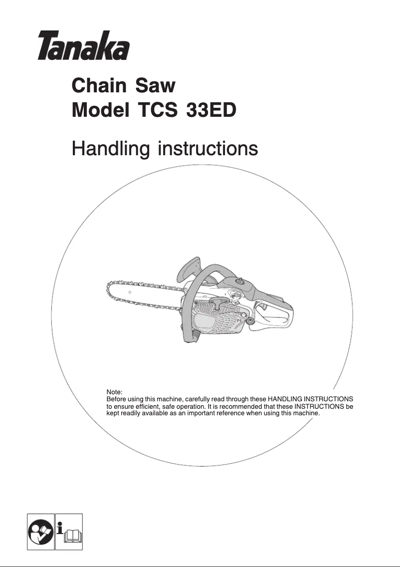 First page image of the manual for TCS 33ED