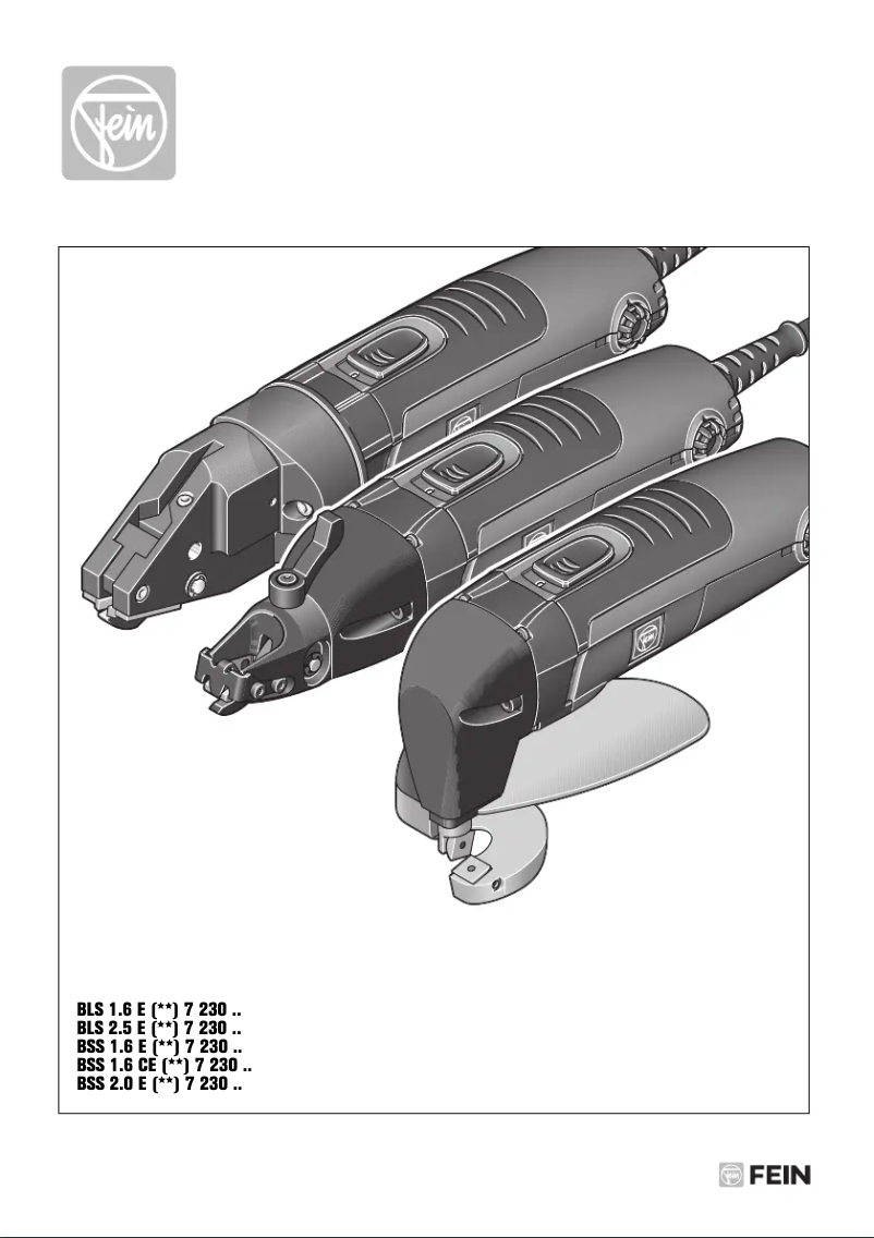 First page image of the manual for BLS 2.5 E