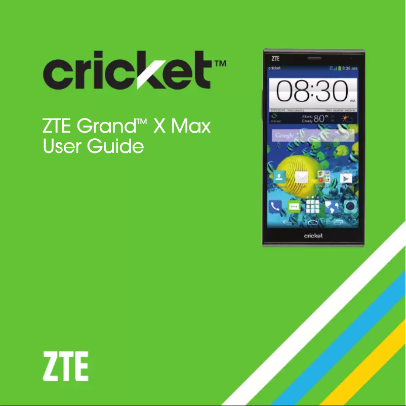 Page 1 of the manual User Manual ZTE Grand X Max
