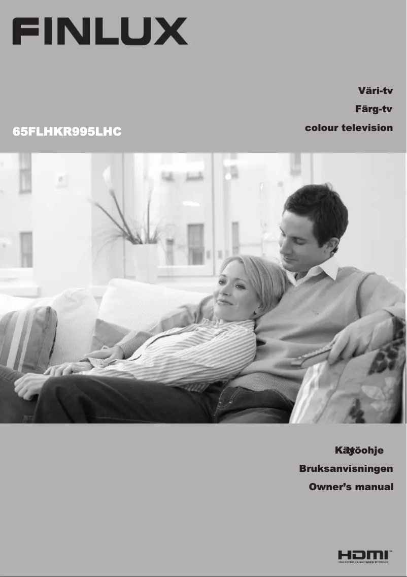 Page 1 of the manual User Manual Finlux 65FLHKR995LCH