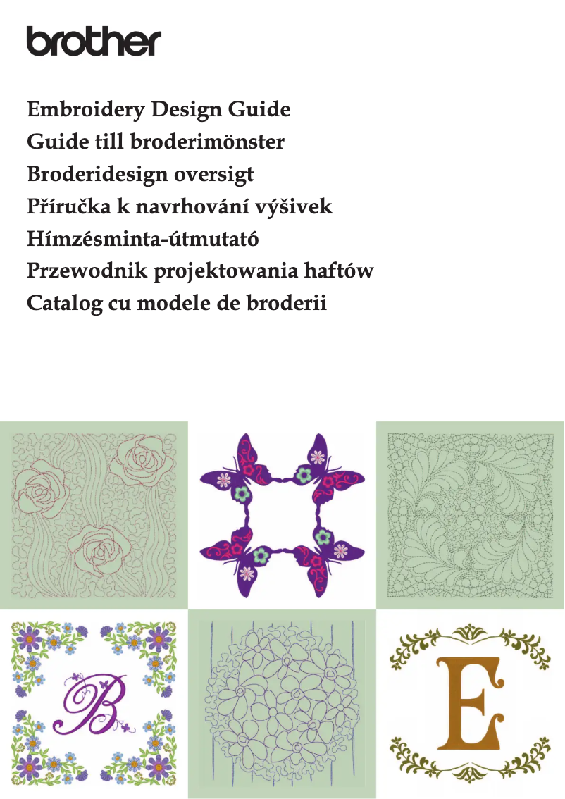 Page 1 of the manual Catalogue Brother VR