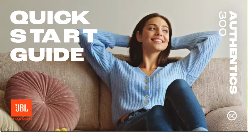 Page 1 of the manual User Manual JBL Authentics 300