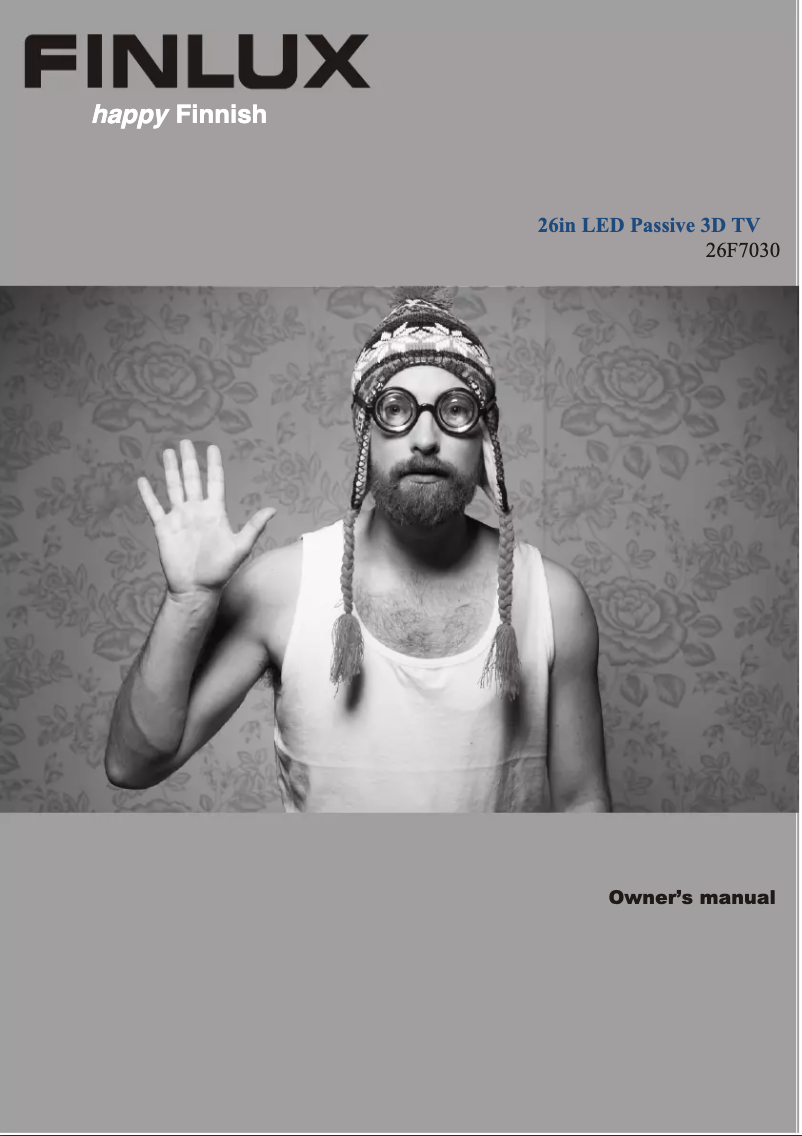 First page image of the manual for 26F7030