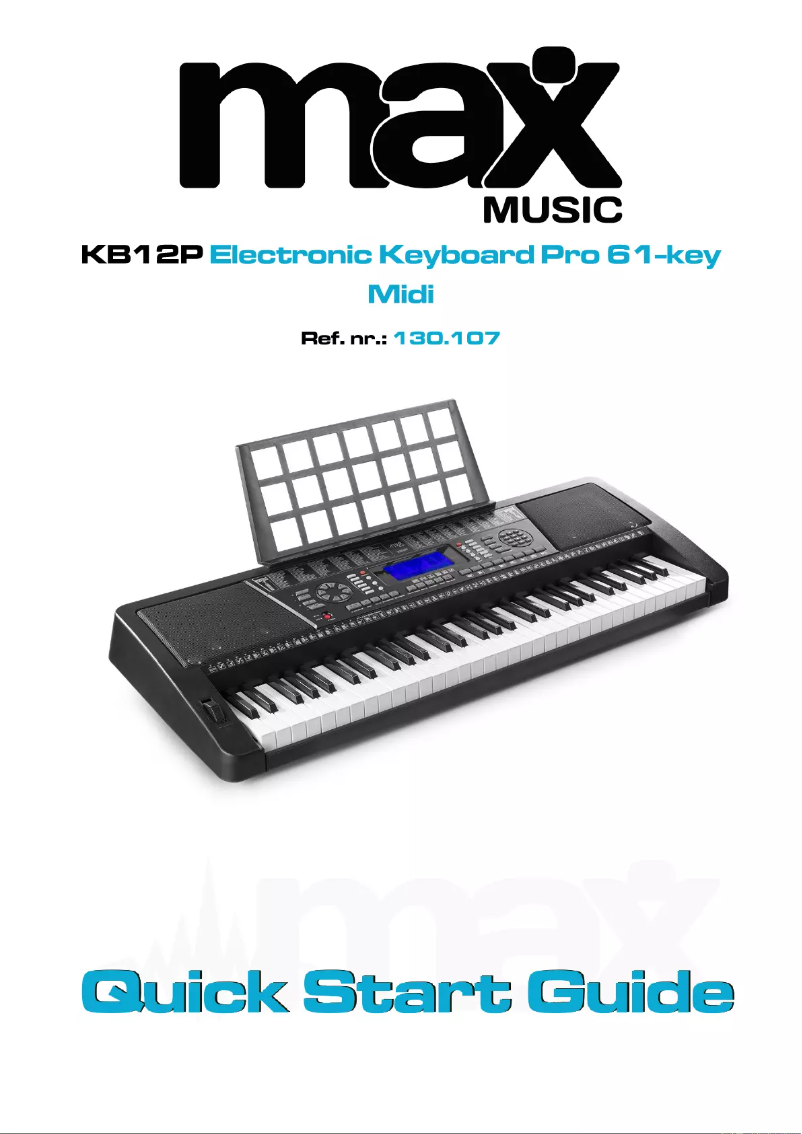 Image de la première page du manuel de l'appareil KB12P