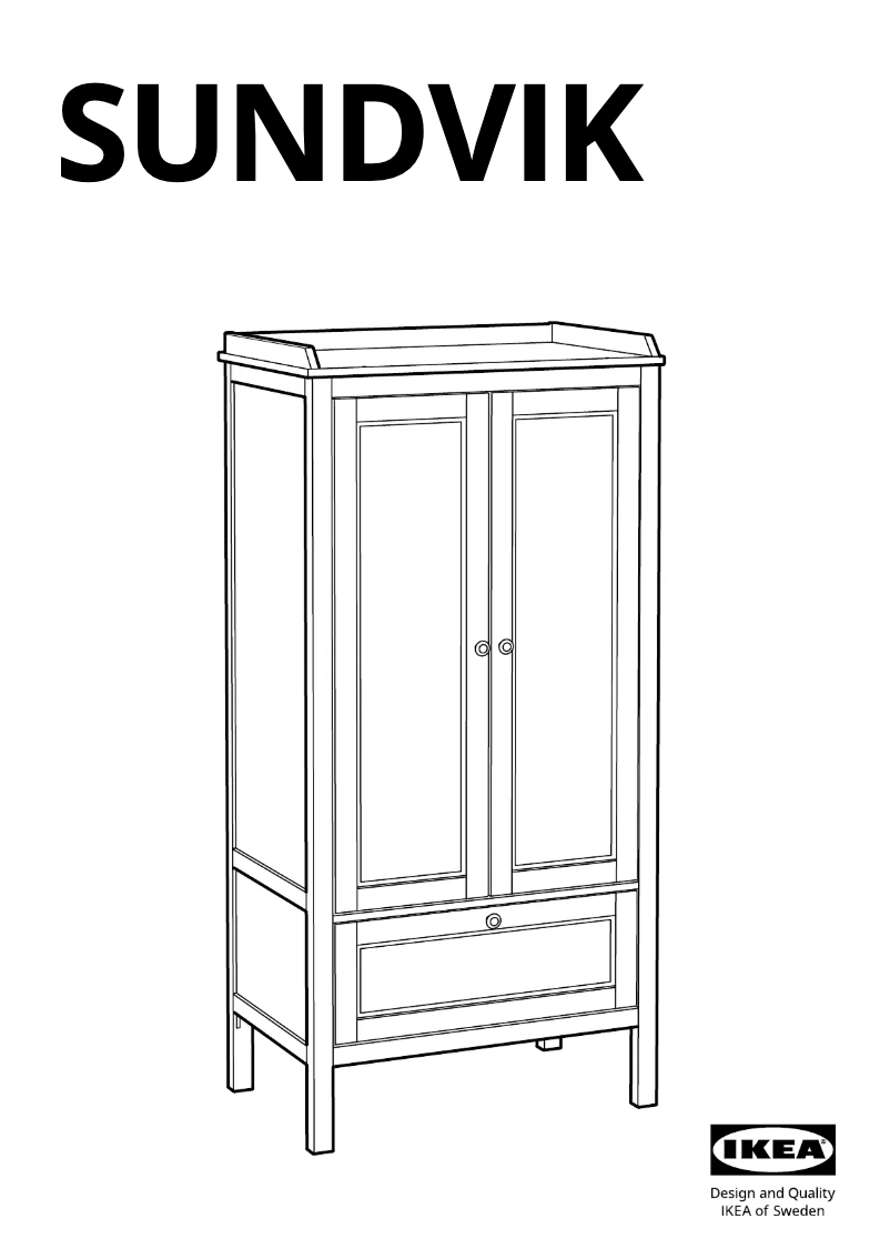 First page image of the manual for SUNDVIK 705.765.79