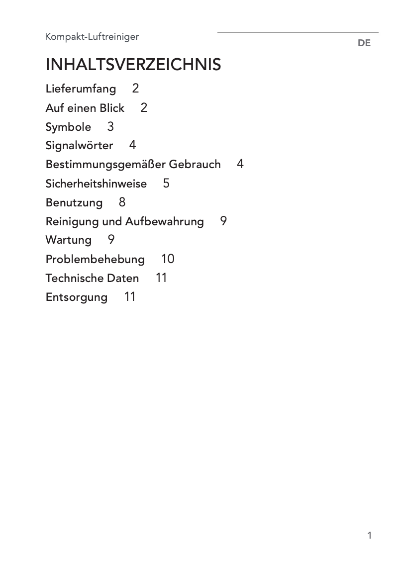 First page image of the manual for 09813