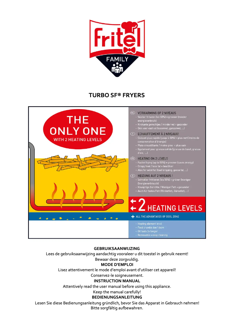 Page 1 of the manual User Manual Fritel SF 4176