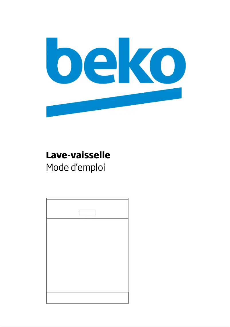 Page 1 of the manual User Manual Beko DFN16210W