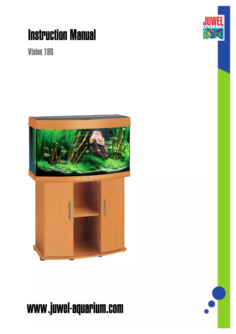 Page 1 of the manual User Manual Juwel Vision 180