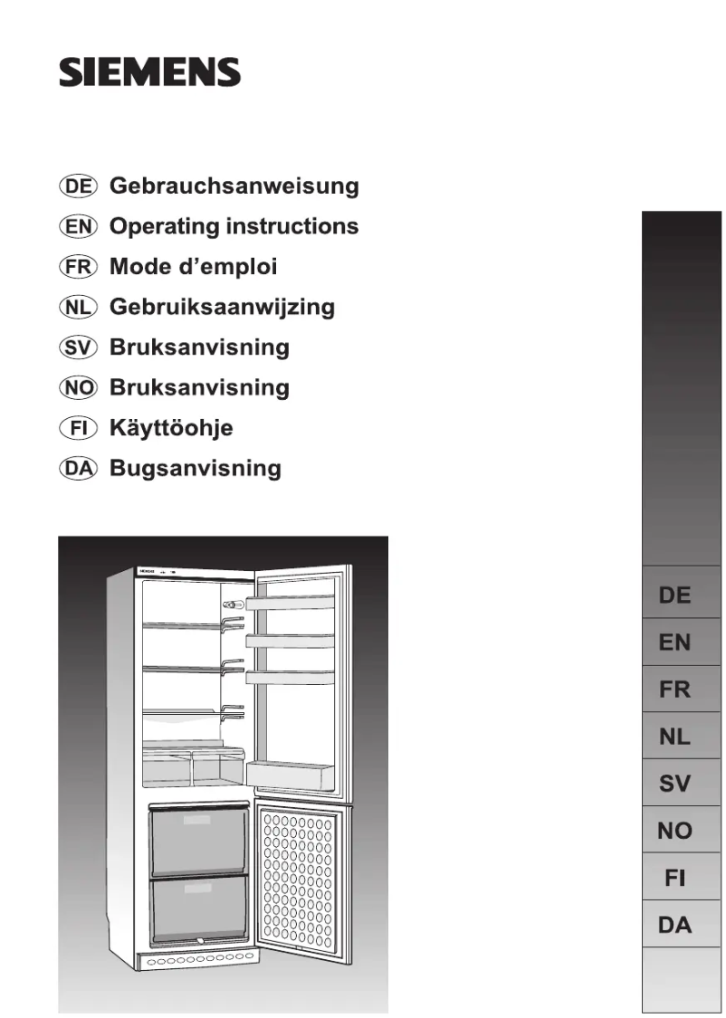 First page image of the manual for KG28VV00