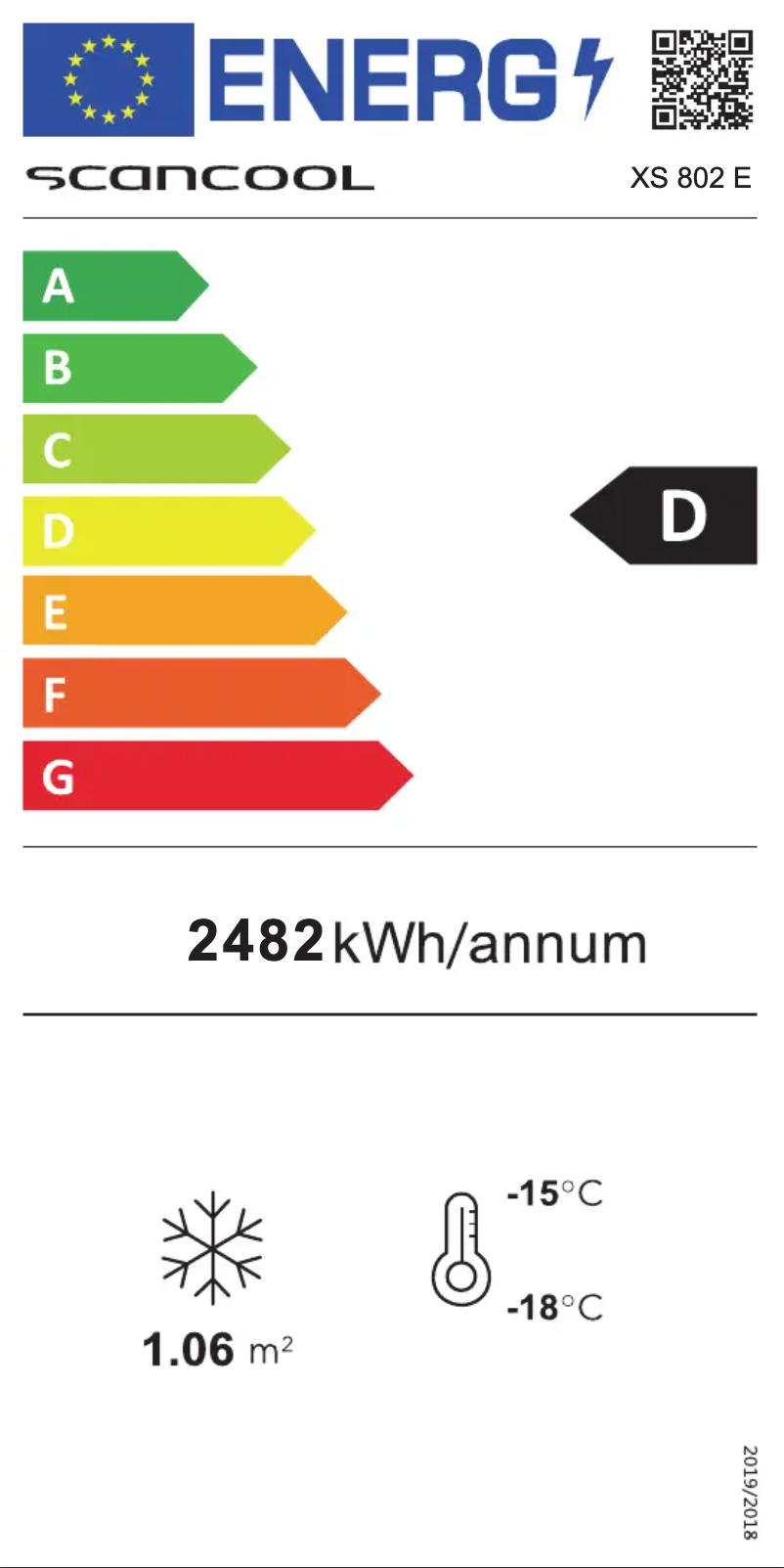 First page image of the manual for XS 802 E